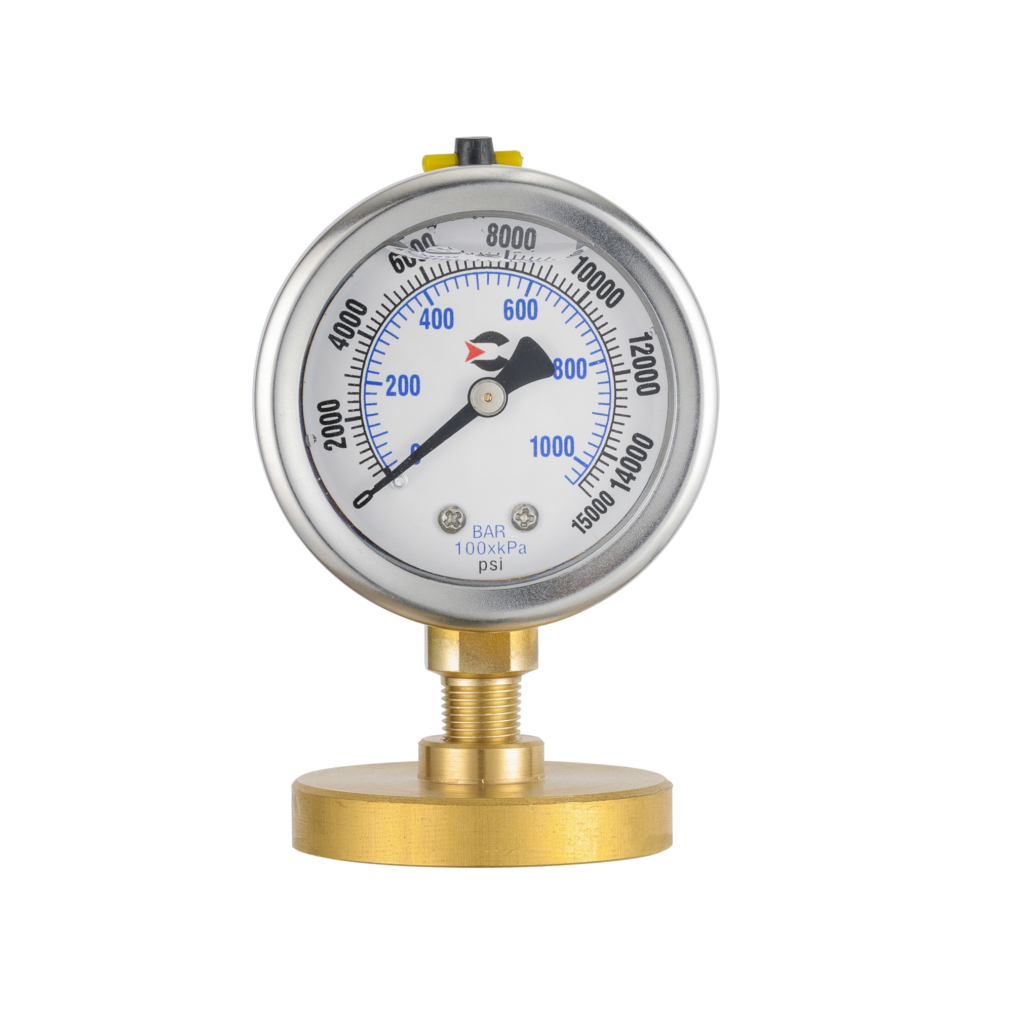 Y50 liquid filled shock resistant high-pressure pressure gauge