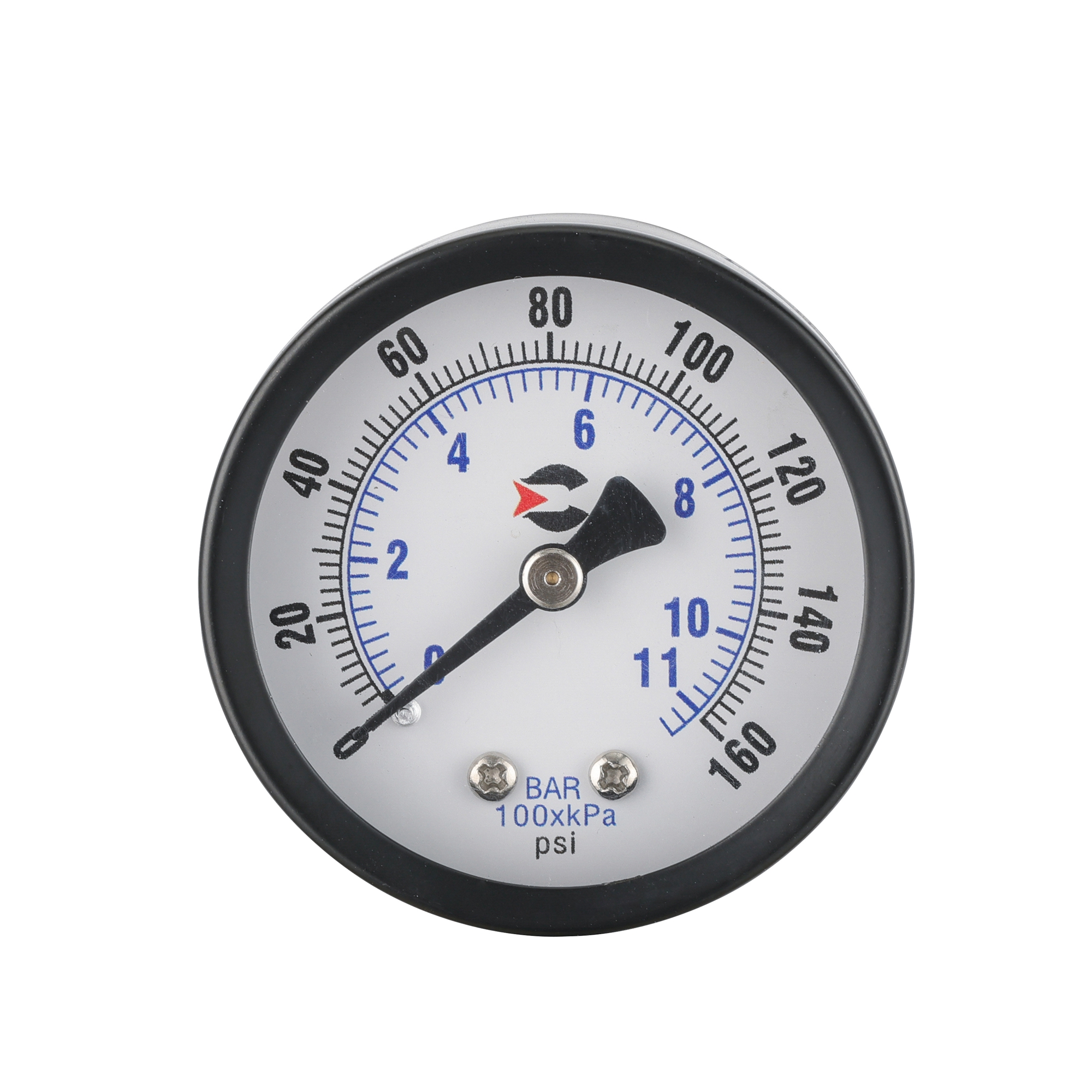 Y50 Iron Shell Axial Pressure Gauge